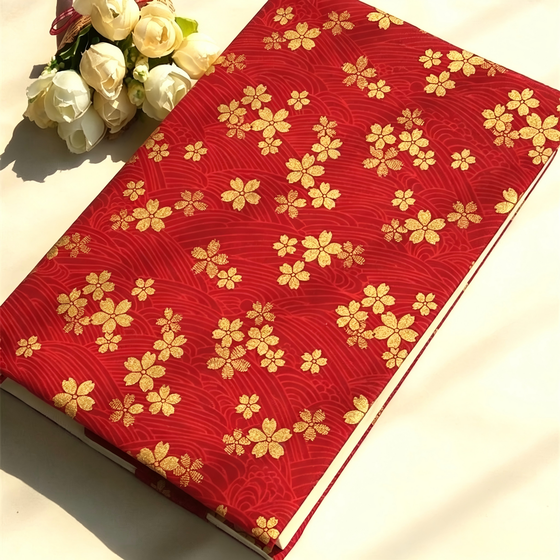 Hand‑crafted Intangible Heritage Brocade Fabric Notebook Cover
