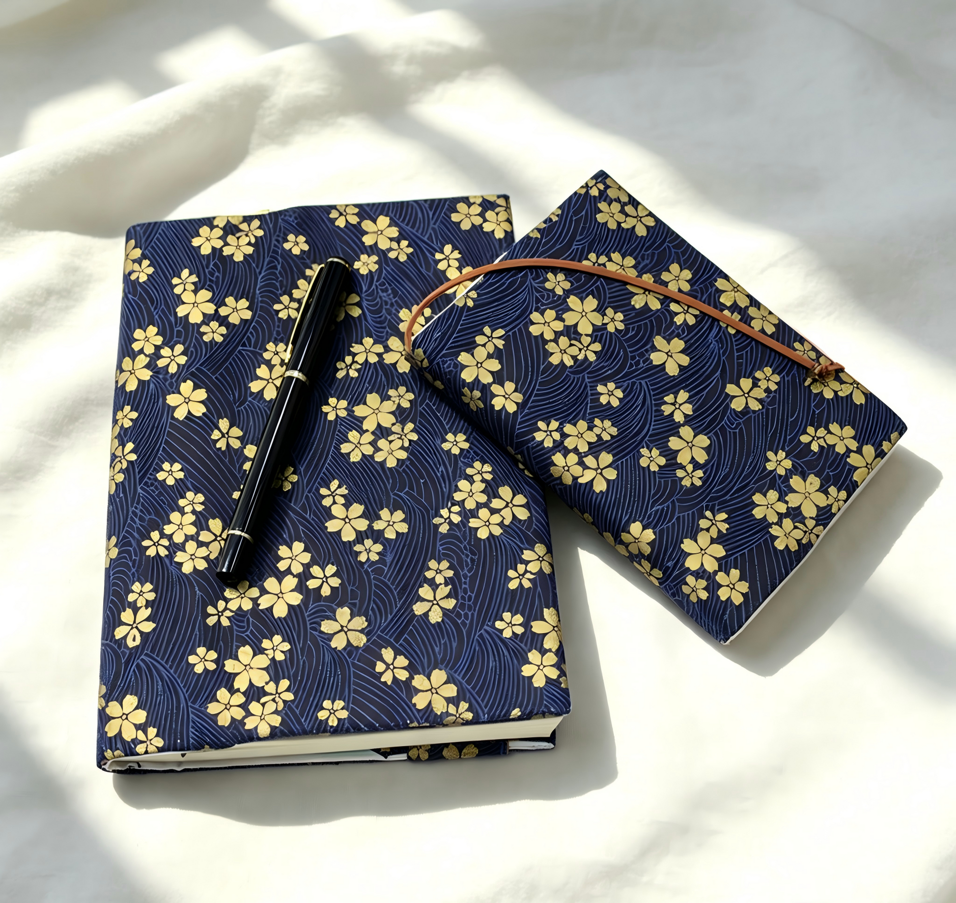 Hand‑crafted Intangible Heritage Brocade Fabric Notebook Cover