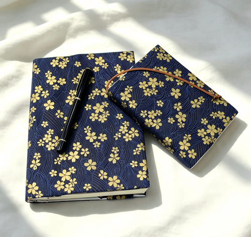 Hand‑crafted Intangible Heritage Brocade Fabric Notebook Cover
